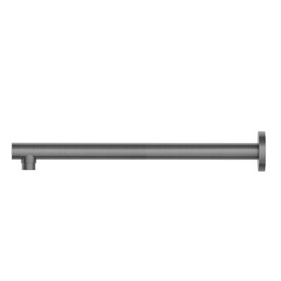 Фото Newform X-Steel 316 Кронштейн для верхнего душа, настенный, L=350 мм, G1/2" , цвет: PVD Brushed gun metal
