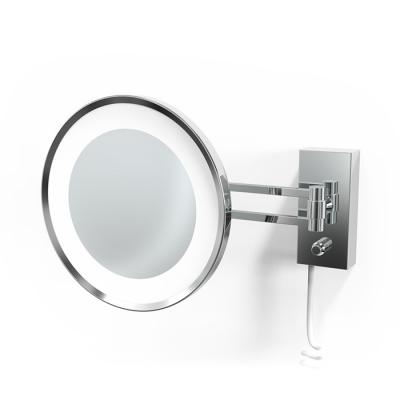 Фото Decor Walther BS 36/V LED Косметическое зеркало 22см, подвесное, увел. 5x, подсветка LED, цвет: хром