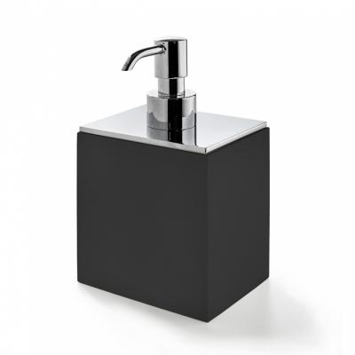Фото 3SC BeMood Black Дозатор настольный 10хh16,5х8 см, цвет: черный/хром