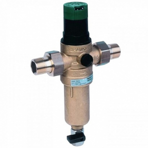 Фото Фильтр для воды Honeywell-Braukmann FK06-1/2 AAM горячей воды с редуктором (FK06-1/2AAM BRU)