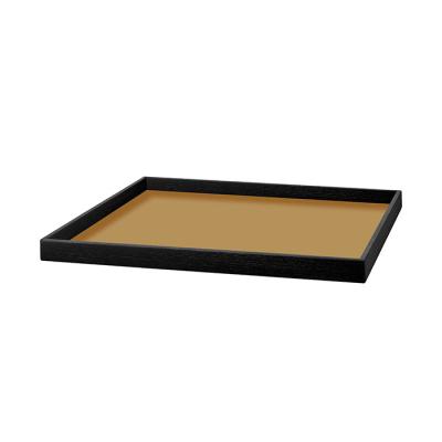 Фото ADJ Поднос Mondo, 35x35xH3 см., цвет: горчичный/оливковый
