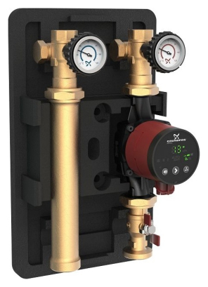 Фото Насосная группа Grundfos HEATMIX D25 ALPHA2 80 (99309069)