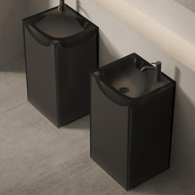 Фото Dea Design Pedestal Basin Раковина напольная 49х45хh88см, цвет: smoky black