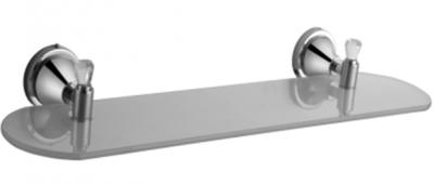 Фото Полка стеклянная Fixsen Crystal, хром (SF-35003)