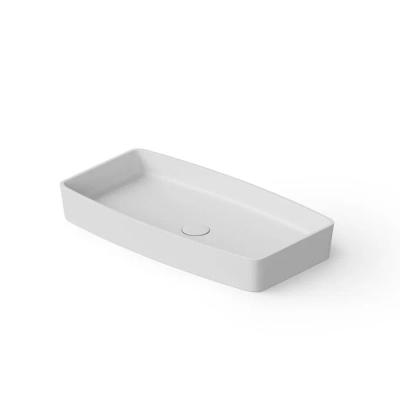 Фото DEA DESIGN Washbasins Раковина настольная 68x36xh9,5 см, материал: Solid Surface искуственный камень, цвет: White №18