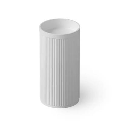Фото Dea Design Pedestal Basin Раковина 45х45х90см., напольная, без отв., Solid Surface, цвет: White №18