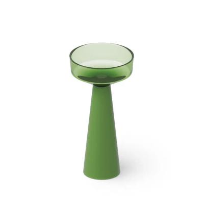 Фото Dea Design Pedestal Basin Раковина 42.5х42.5х85см., напольная, без отв., Glasstech, прозрачная смола, цвет: Emerald R3