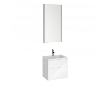 Фото Тумба с раковиной и зеркалом Keuco Royal Reflex 39601211101 белая