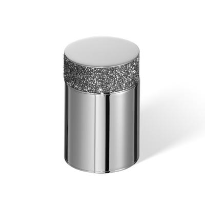 Фото Decor Walther Rocks BMD1 Баночка универсальная 6.5x9.8см, с кристаллами Swarovski, настольная, цвет: хром