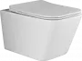 Фото Унитаз подвесной Ceramica Nova Metric Rimless CN3007 с микролифтом, безободковый