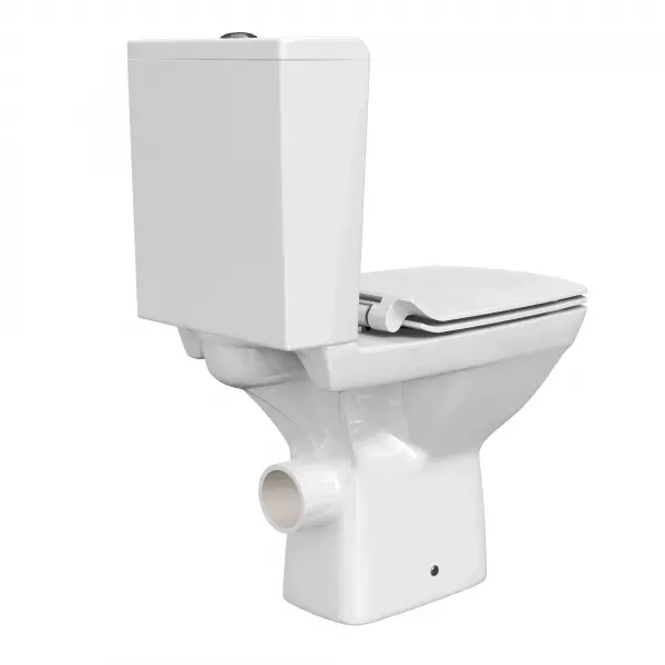 Фото Унитаз-компакт Cersanit Carina NEW CLEAN ON 011 3/5,кр.дюр. slim lift,easy-off, белый, Сорт1 фарфор прямоугольная (S-KO-CAR011-3/5-COn-S-DL-w)