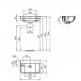 Фото Ideal Standard Calla Раковина 500х320xh180 мм, подвесная, с отв. под смес. слева и переливом, с крепежом цвет: белый глянец