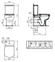 Фото Чаша унитаза-компакт Ideal Standard Esedra T282001
