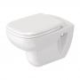 Фото Duravit D-Code Комплект: подвесной унитаз Rimless 257009 35.5х54.5см.+ сиденье с SoftClose 006739