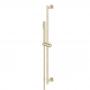 Фото Newform X-Steel 316 Душевой гарнитур: штанга, ручной душ, шланг 150 см, цвет: PVD brushed gold