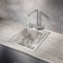 Фото Мойка для кухни MILACIO Denia  41 Steel (MC.77460) сталь нержавеющая