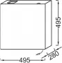 Фото Тумба под раковину Jacob Delafon Terrace 50x50 EB1178-G1C белый