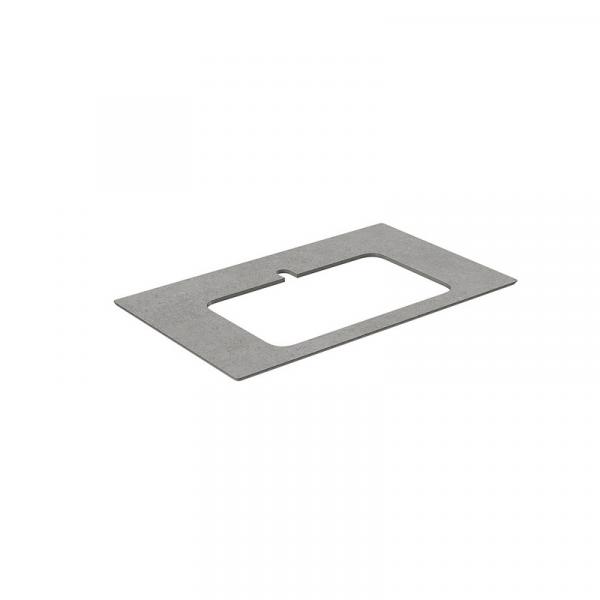 Фото Kerama Marazzi PL2.DL500920R\80 Спец. изделие декоративное для раковин, встраиваемых сверху Фондамента 80 см, серый натуральный