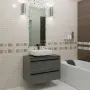 Фото Тумба под раковину La Fenice Elba Twin Grigio 90 см серая матовая