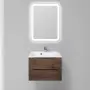 Фото Комплект мебели BelBagno Marino 65 rovere moro (MARINO-650-2C-SO-RW-P+BB650/450-LV-MR-PR+SPC-MAR-600-800-LED-TCH)