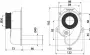 Фото Cифон для писсуара горизонтальный AlcaPlast A45B