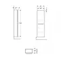 Фото Шкафчик высокий Geberit myDay 150x40 (какао с молоком, глянец) 824001000