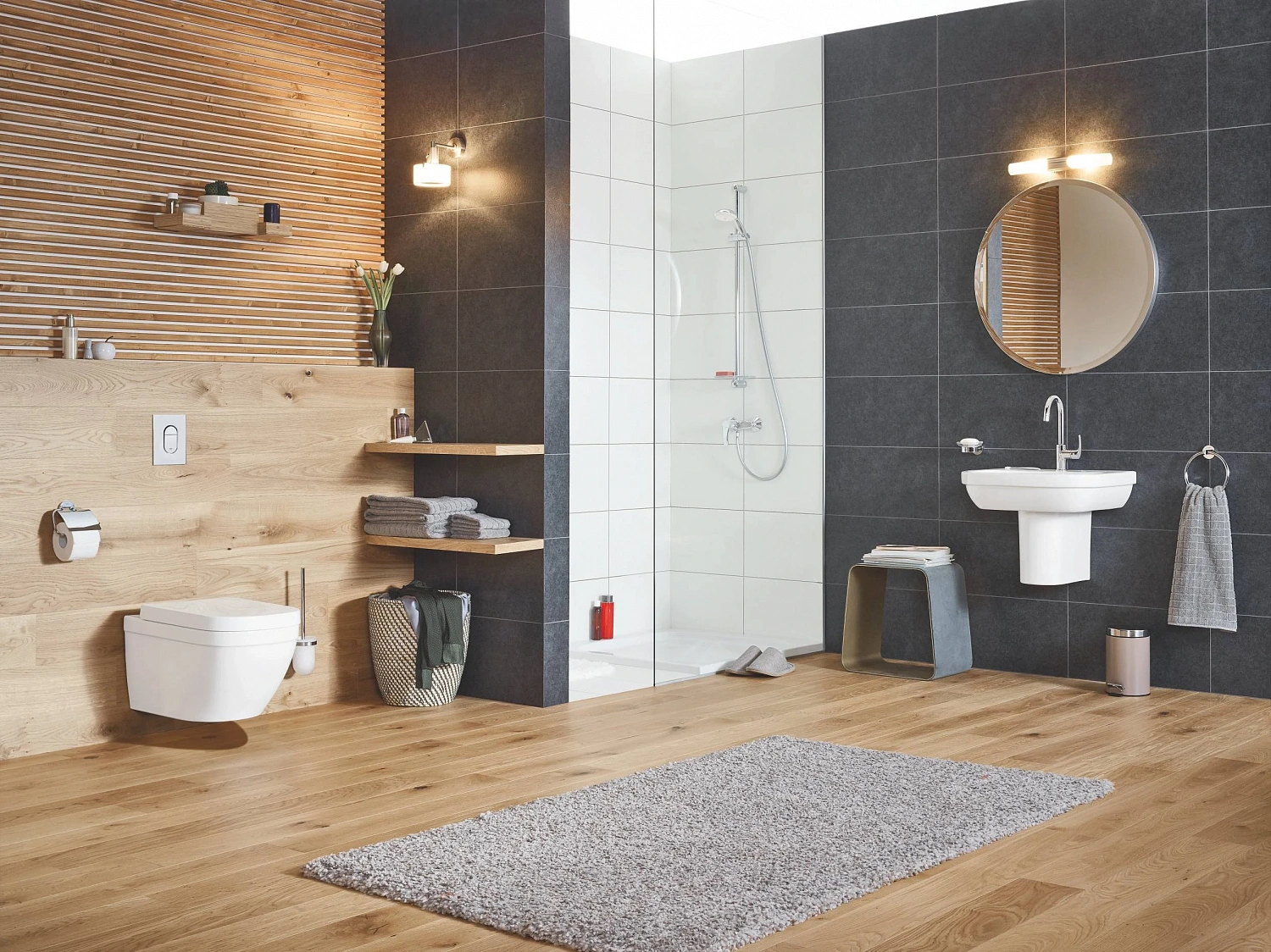 Фото Полупьедестал для раковины GROHE Euro Ceramic, белый (39201000)