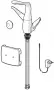 Фото Смеситель для кухни Oras Alessi Swan 230/12V с Smart кнопкой 8222F