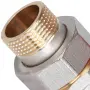 Фото Шаровой кран ROMMER (RBV-0006-0610220) угловой с американкой 3/4 ВН/НР, ручка бабочка