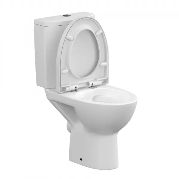 Фото Унитаз-компакт Cersanit Parva NEW CLEAN ON 011 3/6,с кр.дюр.Lift,easy-off, белый, Сорт1 фарфор овальная (S-KO-PA011-3/6-COn-DL-w)