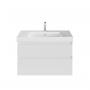 Фото Kerama Marazzi CUB.80.2\WHT.M Тумба Cubo/Кубо подвесная с ящиками 80, белая матовая