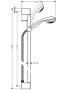 Фото Душевой набор Hansgrohe Crometta 85 Green/Unica'Crometta 0,90 м, ½’ (27651000)