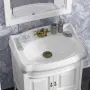 Фото Тумба с раковиной Opadiris Лоренцо 80 белая матовая (Z0000008220+030300-u-01)