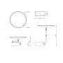 Фото Decor Walther Vision R Косметическое зеркало, цвет: черный матовый