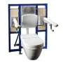 Фото Инсталляция для унитаза GEBERIT Duofix Sigma 12, с площадками для поручней 111.375.00.5