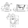 Фото Подвесное биде Ideal Standard Connect Air E233501 белый