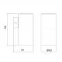 Фото QuadroDesign Стакан подвесной, цвет: Brushed Stainless Steel