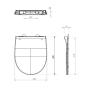 Фото ПЭК Roca Victoria Pack подвесной унитаз Rimless + инсталляция + Slim сиденье дюропласт (7.8931.0.501.0)