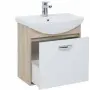 Фото Тумба под раковину Aquanet Грейс 65 см 00198375 дуб сонома/белый