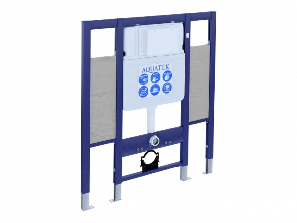 Фото Инсталляция для унитаза Aquatek INS-0000015 для лиц с ограниченными возможностями, с площадками для поручней