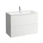 Фото Тумба с раковиной Kartell by Laufen 8.6033.7.640.104.1 100 см белая матовая с системой push-to-open