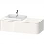 Фото Duravit Happy D.2 Plus Тумба подвесная  354x1300x550мм 1 ящик, SX, цвет: белый глянцевый