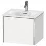 Фото Duravit XSquare Тумба подвесная под раковину # 234453, 1 выдвижное отделение, 397x510x418мм, цвет White High Gloss