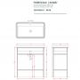 Фото Artceram FUORI SCALA Металическая структура 40x77хh83см для раковины Fuori Scala rettangolare 81, цвет: черный матовый