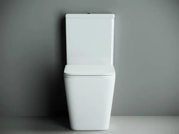 Фото Унитаз-компакт Ceramica Nova Cubic CN1803 с микролифтом, безободковый