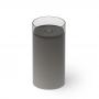 Фото Dea Design Pedestal Basin Раковина 40х40х82см., напольная, без отв., Glasstech, прозрачная смола, цвет: Smoky Black R4