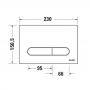 Фото Duravit DuraSystem Beta 100 Клавиша смыва, цвет: хром