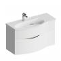 Фото Kerama Marazzi RV.100Lh\WHT.M Тумба Riva/Рива 100 см левая, белая матовая