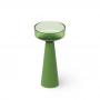 Фото Dea Design Pedestal Basin Раковина 42.5х42.5х85см., напольная, без отв., Glasstech, прозрачная смола, цвет: Emerald R3