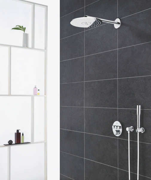 Фото 29121000 Grohtherm SmartControl Внешняя часть термостатического смесителя на 3 выхода, хром